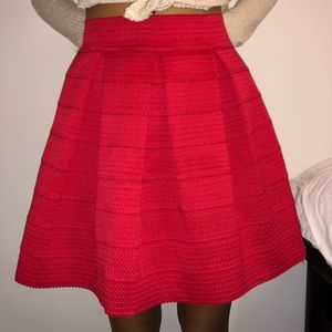 Red skirt from Express